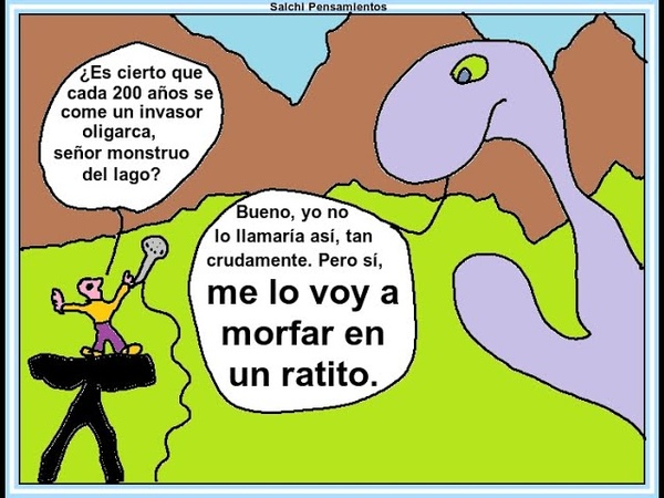 Era un monstruo justiciero El Monstruo del Lago y su colega Cuento leído