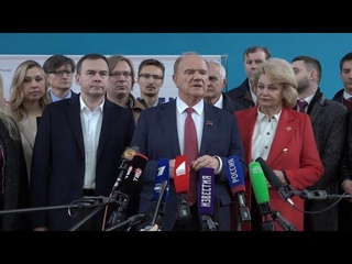 Г.А.Зюганов обратился к избирателям ()