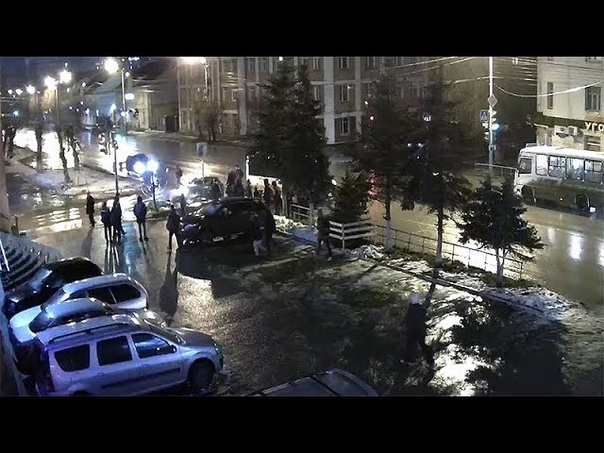 ДТП Омск, камера на Герцена