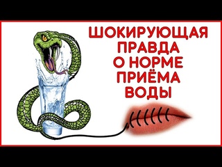 Шокирующая правда о норме приёма воды - The shocking truth about water intake