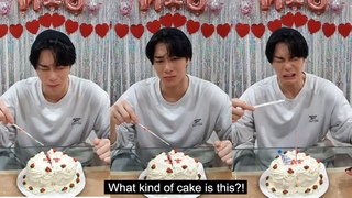 Astro Moonbin almost threw up on his birthday cake