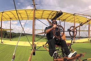 Curtiss Pusher Test Flight