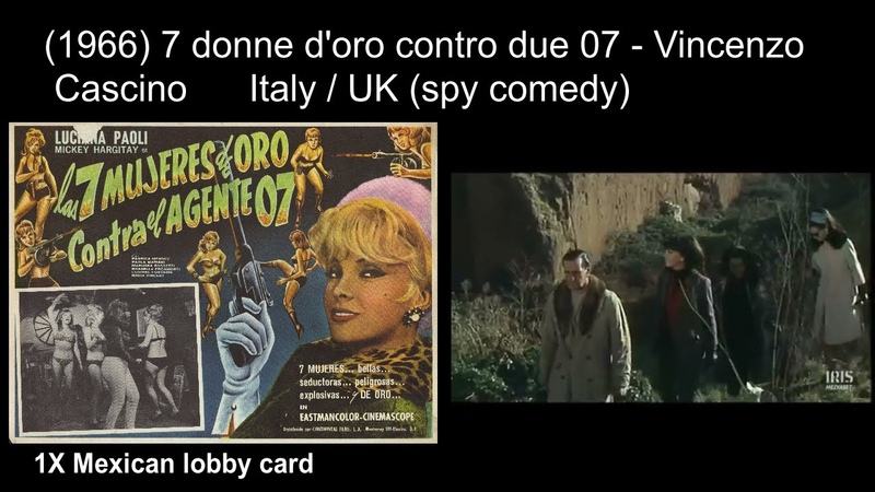 Italian Spy movies: 1966 part1 ( Ypotron, Agent X 77 Orders to