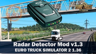 ✅ОБЗОР МОДА RADAR DETECTOR MOD v1.3 ETS2