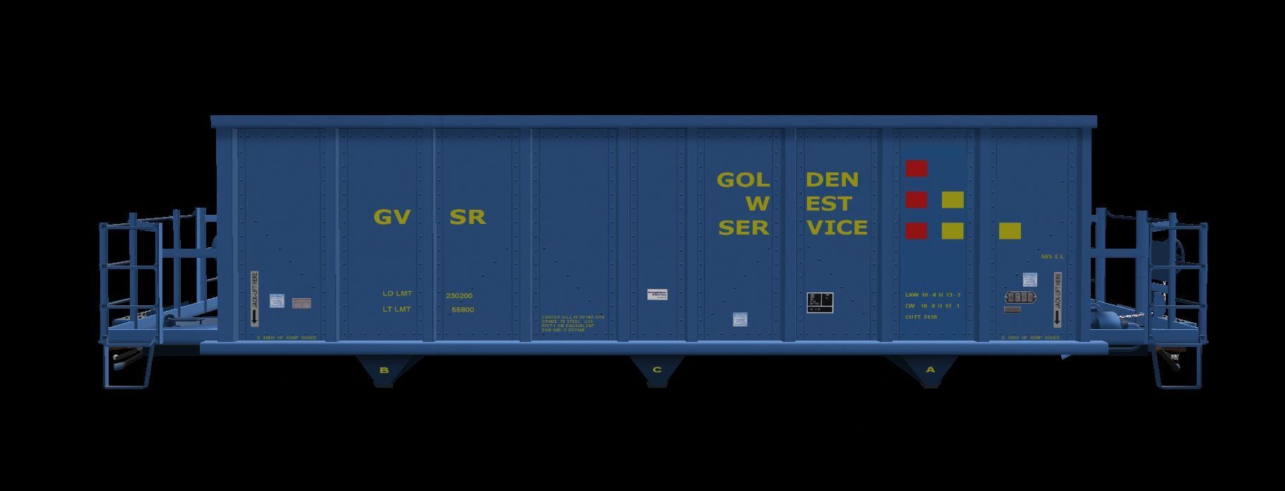 Aggregate Hopper Versaflood GVSR Golden West Service