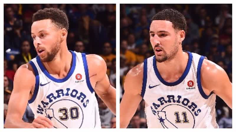 Stephen Curry and Klay Thompson Score 62 in Under 53 Minutes Combined, November 24,