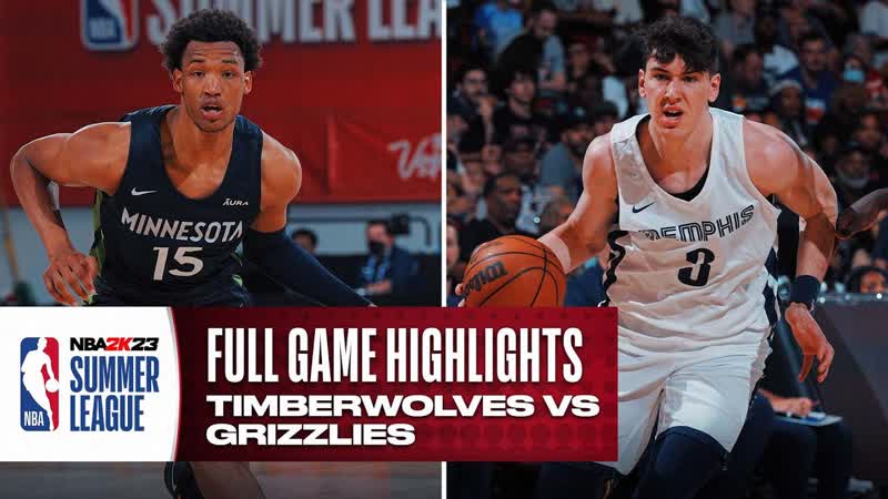 TIMBERWOLVES vs GRIZZLIES, NBA SUMMER LEAGUE, FULL GAME