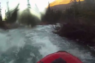 Packrafting South Fork Eagle River Fall 2012