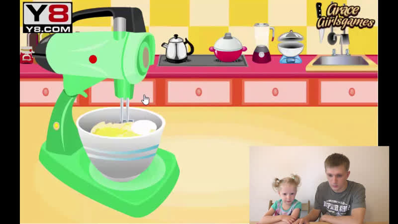 Играем в игру выпекаем вкуснейшие кексы Play the game bake delicious